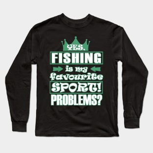 Fishing Fishing Fish Nature Hobby Carp Fishing Long Sleeve T-Shirt